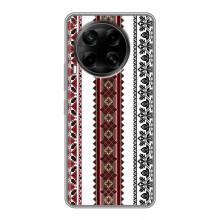 Силиконовый Чехол на Tecno Camon 30 (CL6) с картинкой Вышиванки – Вышиваночки