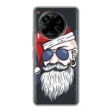 Чохол Санта Клаус для Tecno Camon 30 (CL6) – Різдвяний МЕН