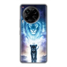 Чехол со Львом для Tecno Camon 30 (CL6) (VPrint) (Маленький лев)