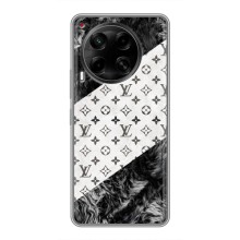 Чохол Стиль Louis Vuitton на Tecno Camon 30 (CL6) – LV на білому