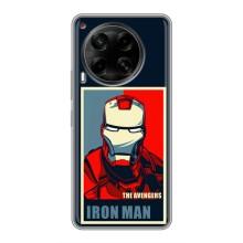 Чехол Супергерой Железный человек на Tecno Camon 30 (CL6) – Art Iron man