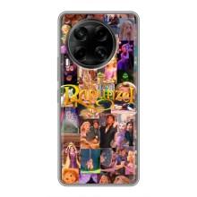 Чехол Рапунцель для Tecno Camon 30 (CL6) – Рапунцель коллаж