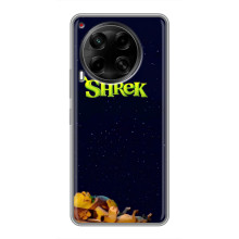 Чехол с мультфильмом Шрек на Tecno Camon 30 (CL6) – Шрек лого