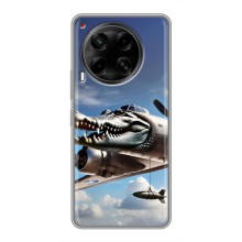 Чехол с мемом Тралалело тралала на Tecno Camon 30 (CL6) (Бомбардиро крокодило)