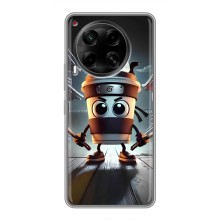 Чехол с мемом Тралалело тралала на Tecno Camon 30 (CL6) (Капучино асасино)