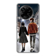 Чехол с дизайном Венздей 2 на Tecno Camon 30 (CL6) – Уэнсдей и Тайлер