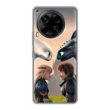 Чехол как приручить дракона на Tecno Camon 30 (CL6) – Гикавка и Астрид