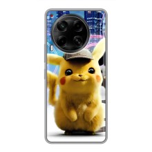 Чехол с Пикачу на Tecno Camon 30 (CL6) (Пикачу в городе)