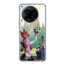 Чехол Зоотрополіс на Tecno Camon 30 (CL6) – Ник Джуди и змея