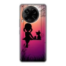 Девчачий Чехол для Tecno Camon 30 (CL6) – На качели