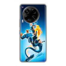 Чехол с принтом Фантастическая четверка для Tecno Camon 30 (CL6) – Фантастическая четверка