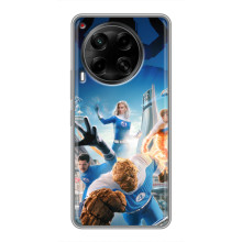 Чехол с принтом Фантастическая четверка для Tecno Camon 30 (CL6) – Герои Фантастической четверки