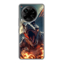 Чехол с картинкой «Хищники» для Tecno Camon 30 (CL6) – Динозавр