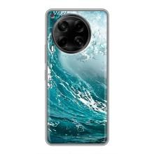 Летний Чехол на Tecno Camon 30 (CL6) – Морская волна