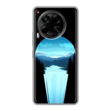 Летний Чехол на Tecno Camon 30 (CL6) – Синий Водопад