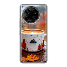 Чехол с уникальным дизайном «Осень с кофе» для Tecno Camon 30 (CL6) – Кофе на природе