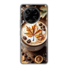 Чехол с уникальным дизайном «Осень с кофе» для Tecno Camon 30 (CL6) – Пряный кофе