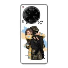 Патриотический Чехол для Tecno Camon 30 (CL6) (Верим в ЗСУ)