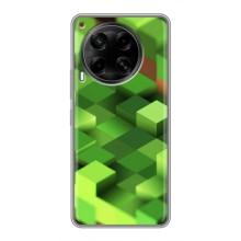 Чехлы для Tecno Camon 30 (CL6) (Персонажи Майн Крафт) – Текстура