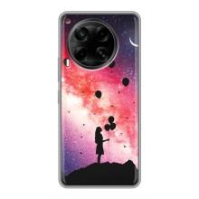 Силиконовые Чехлы Любимому человеку для Tecno Camon 30 (CL6) – Шарики в небе