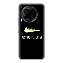 Силиконовый Чехол на Tecno Camon 30 (CL6) с картинкой Nike – Later