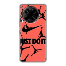 Силіконовый Чохол Nike Air Jordan на Камон 30 (Just Do It)