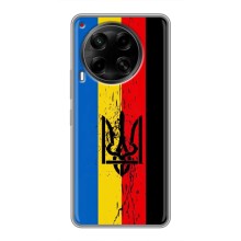 Украинские Чехлы для Tecno Camon 30 (CL6) с картинкой УПА (AlphaPrint) (Флаг УПА)