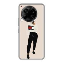 Силиконовый Чехол на Tecno Camon 30 (CL6) с картинкой Стильных Девушек – Стильная