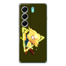 Бампер (ТПУ) с принтом Brawl Stars на ТЕКНО Камон 40 – Ворон