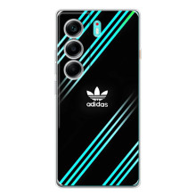 Чехлы Адидас для TECNO Camon 40 (AlphaPrint) – Адидас с полосами