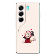 Чехлы Персонажи Аниме Наруто для TECNO Camon 40 (AlphaPrint) – Лайк Сакура