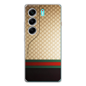 Чохли бренд ГУЧЧІ для TECNO Camon 40 – Фон Гуччі