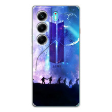 Чехлы BTS для TECNO Camon 40 (AlphaPrint) – Army BTS