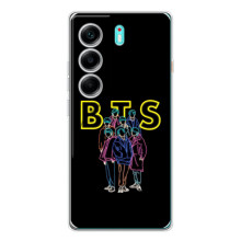 Чехлы BTS для TECNO Camon 40 (AlphaPrint) – BTS стайл