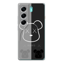 Чехлы для TECNO Camon 40 - Bearbrick Louis Vuitton (PREMIUMPrint) (БеарБрик глаза)