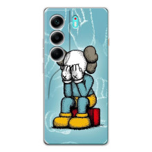 Чехлы для TECNO Camon 40 - Bearbrick Louis Vuitton (PREMIUMPrint) (Плач Bearbrick)