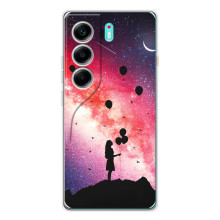 Чехлы для любимой на Телефон называется ТЕКНО Камон 40. (VPrint) (С шариками)