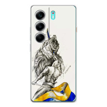 Чехлы Доброго вечора, ми за України для Телефон называется ТЕКНО Камон 40. (AlphaPrint) (Победа)