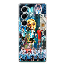 Чехлы Месси для TECNO Camon 40 (AlphaPrint) – Аргентина Месси