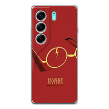 Чехлы с Гарри Поттером для TECNO Camon 40 (AlphaPrint) – очки Гарри
