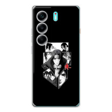 Чохли з принтом Ітачі Учіха на TECNO Camon 40 (Коллаж Ітачі)