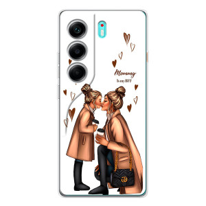 Чохол з друком для TECNO Camon 40 - (Мама з дитинкою) (AlphaPrint)