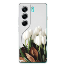 Чохли з картинкою (Тюльпани) на Модель телефону українськими буквами і цифрами можна написати так: ТЕКНО Камон 40. (Букет тюльпанів)