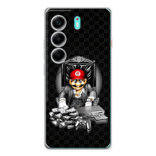 Чехлы с крутыми принтами для TECNO Camon 40 - (PREMIUMPrint) (Супер Марио)