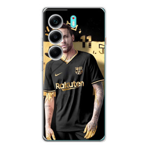 Силиконовый Чехол TECNO Camon 40 – Gold Neymar