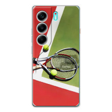 Чехлы с принтом Спортивная тематика для TECNO Camon 40 – Ракетки теннис