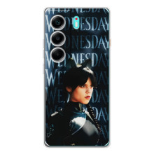 Чохол з картинкою Венсдей на TECNO Camon 40 (Вендсдей з ушками)