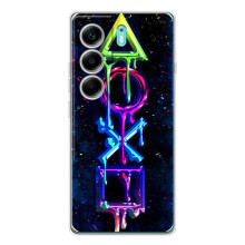 Чехлы с тематикой Киберспорт для TECNO Camon 40 (VPrint) – Pleystation лого