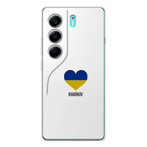 Чехлы силиконовые (Город Харьков) на ТЕКНО Камон 40 – Kharkiv