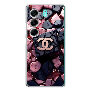 Чехол (Dior, Prada, YSL, Chanel) для TECNO Camon 40 – Шанель